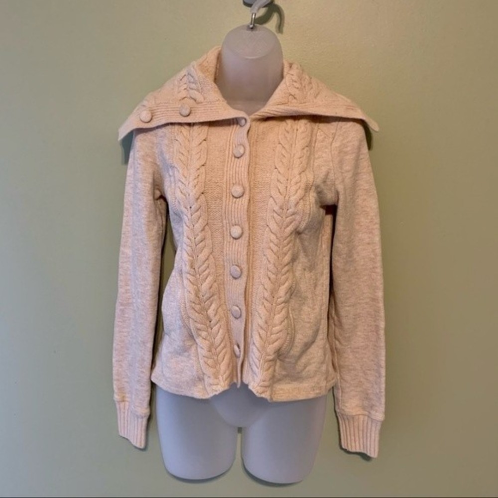 Saturday Sunday Fisherman Knit Cardigan, Small